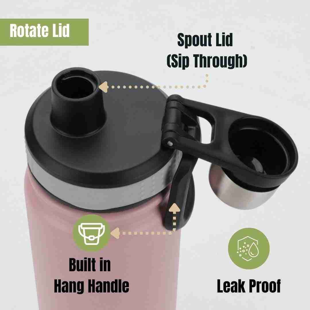 22oz Insulated Stainless Steel Shaker Bottle-5