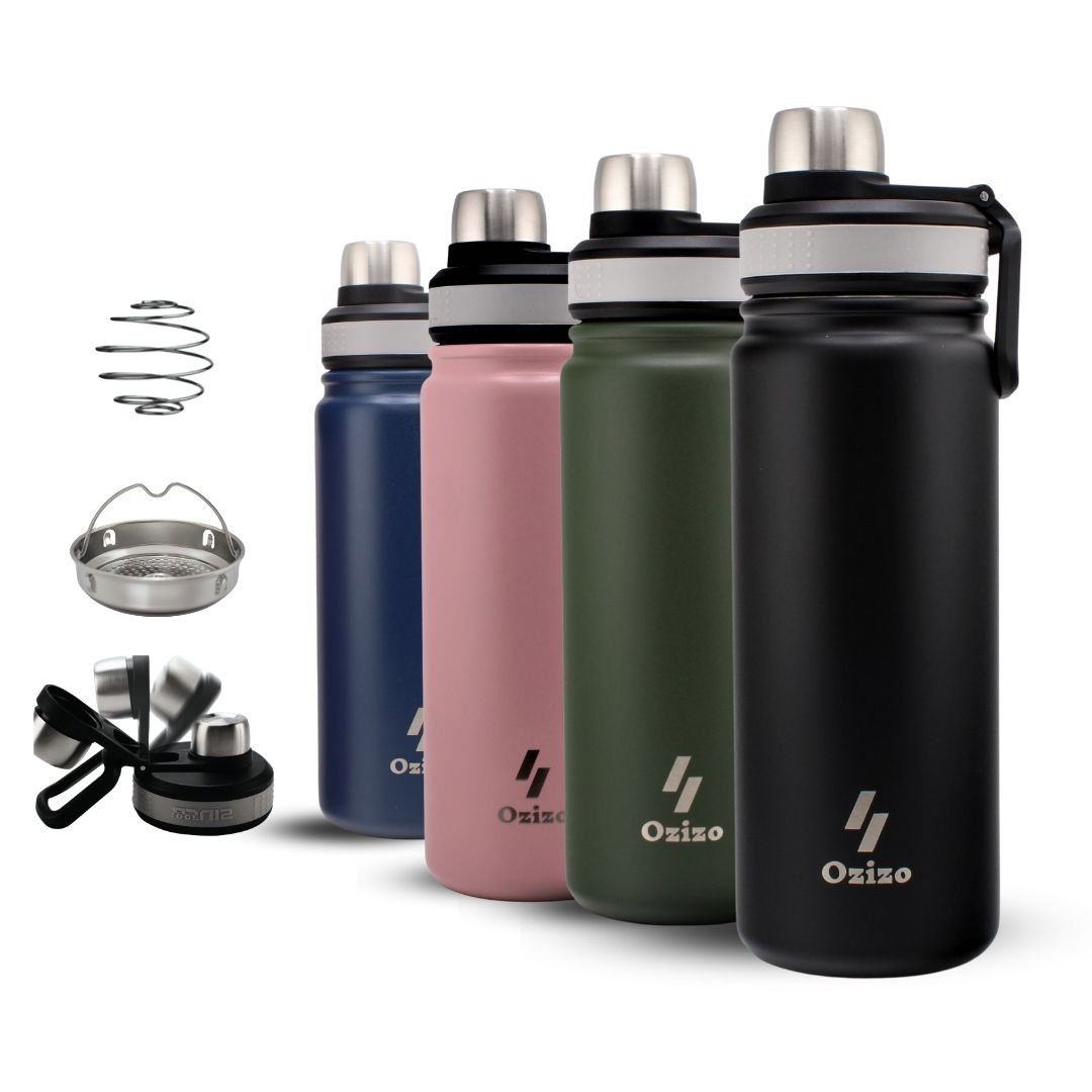 22oz Insulated Stainless Steel Shaker Bottle-0